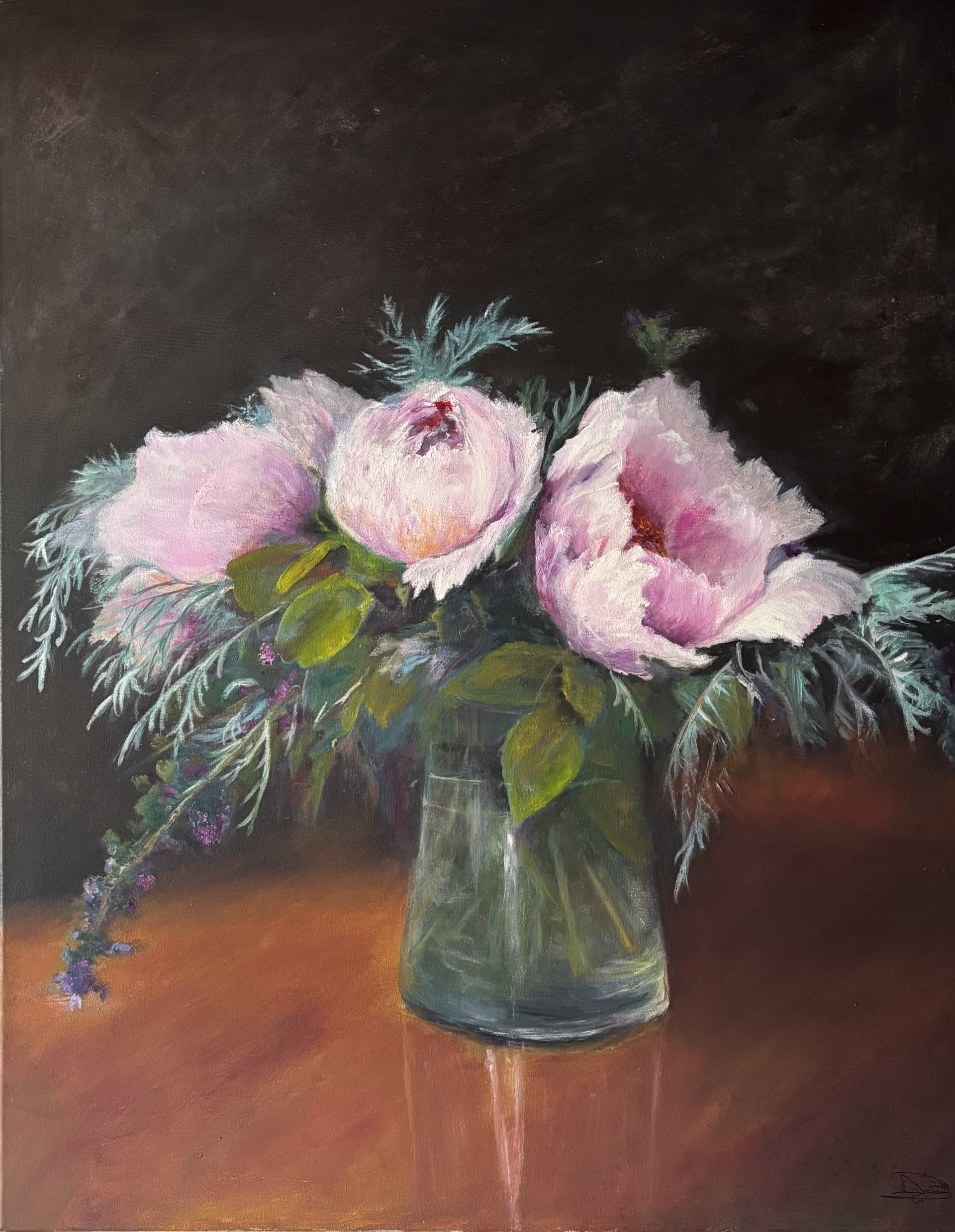 Jarrón de flores II